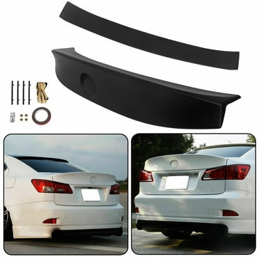 Painted Fit For Lexus ABS IS250 IS350 IS F D-Type Rear Roof Lip Spoiler 14-20